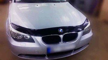 Дефлектор капоту BMW 5 серии (60 кузов) 2003-2010 Vip Tuning BM05 BM05 фото