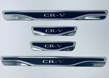 Накладки на пороги Honda CR-V 6 2022+ (хром-карбон) TAN24 00-00011763 фото