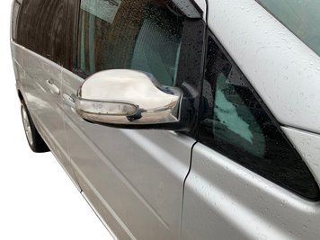 Mercedes Viano 2004-2014 Накладки на дзеркала (2 шт, нерж) car200104/1 фото