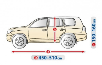 Чехол-тент на BMW X3 F25 2010-2017 (XL SUV/off-road) 5-4331-241-2092/90 фото