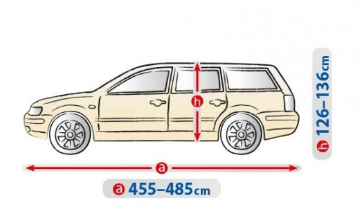 Чехол-тент на Volkswagen Golf (V;VI;VII) kombi (XL hatchback/kombi) 5-4317-241-2092/40 фото