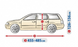 Чехол-тент на Volkswagen Golf (V;VI;VII) kombi (XL hatchback/kombi) 5-4317-241-2092/40 фото 2