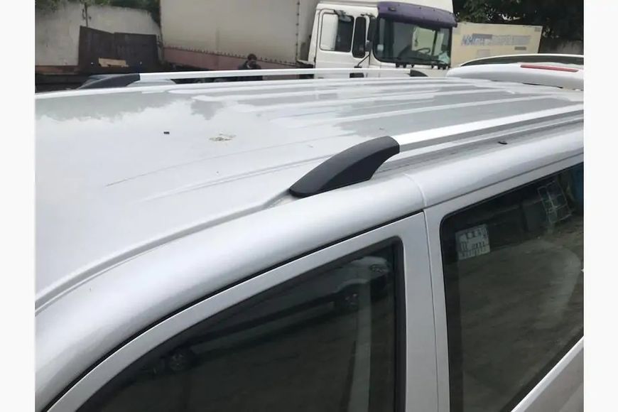 Рейлінги Хром Довга база, Пластикові ніжки Volkswagen T5 Transporter 2003-2010 рр. hpc091/3 фото