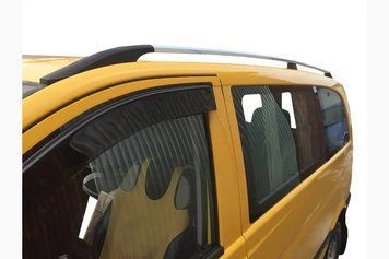 Рейлінги Хром DDU (пласт. ніжки) Коротка база (SHORT) Mercedes Viano 2004-2014 рр. hpvc054dd/1 фото