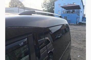 Рейлінги хром Стандартна база, Пластикова ніжка Volkswagen Caddy 2010-2015 рр. hpc080/1 фото