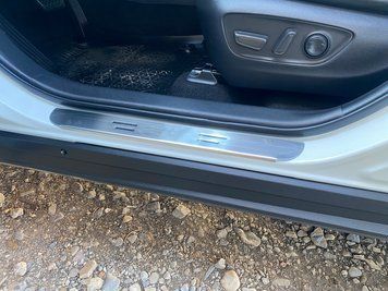 Toyota Rav4 З 2019 року Накладки на пороги Carmos (4 шт, нерж) car0216/1 фото
