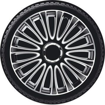 Ковпаки на колеса Argo Lemans Pro Silver Black 14" 745630 фото