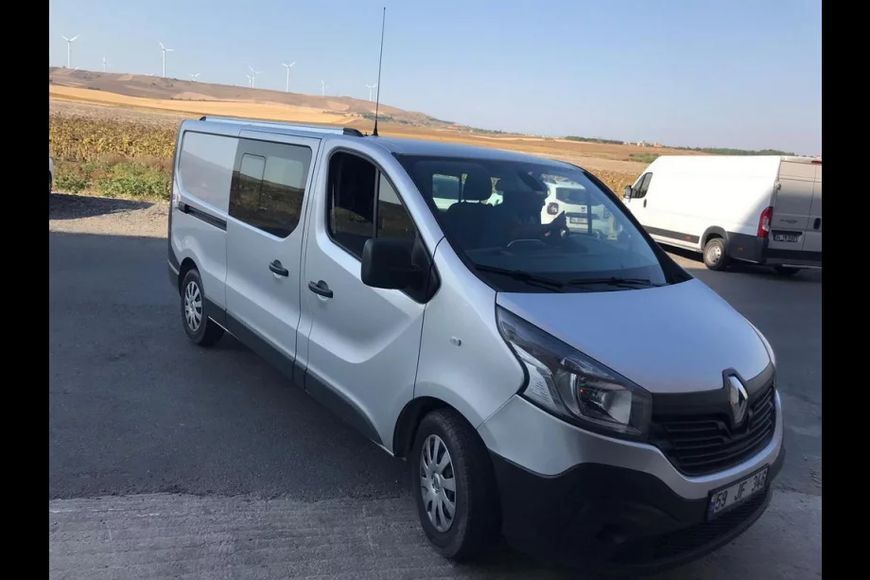 Інтегровані рейлінги (хром) Довга база Renault Trafic 2015- рр. dd72179/4 фото