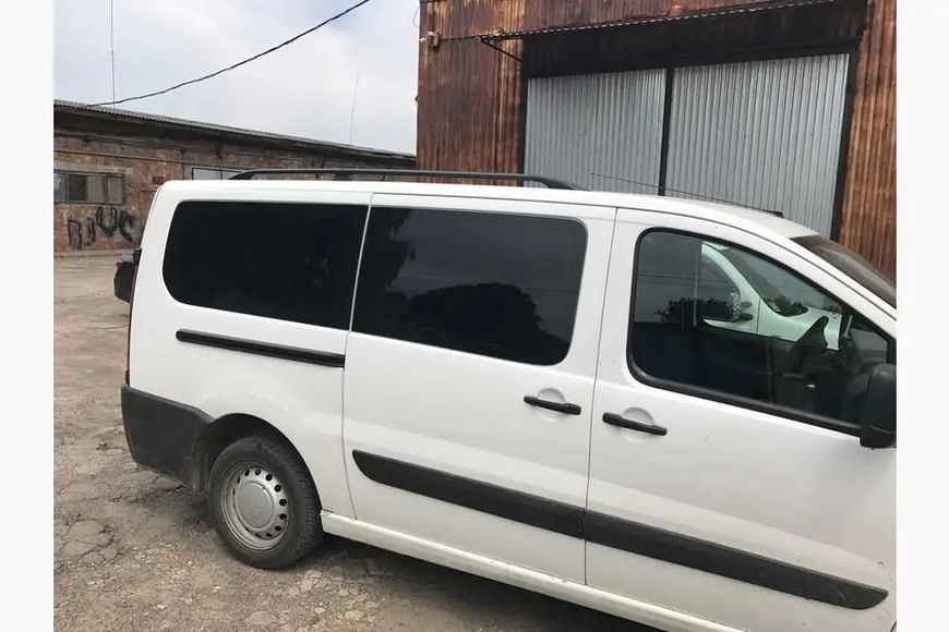 Рейлінги Чорні Довга, пластикові ніжки Peugeot Expert 2007-2016 рр. hpb020/1 фото