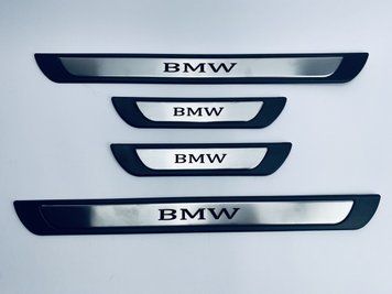 Накладки на пороги для BMW 5 Series G31 2017+ (хром-пласт) TAN24 00-00014073/8 фото