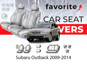 Чохли модельні Subaru Outback 2009-2014 (універсал) FAVSU04 фото