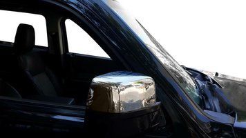 Jeep Cherokee; Liberty 2007-2013 Накладки на дзеркала (2 шт., нерж.) car00222/1 фото