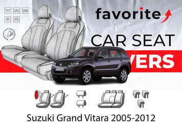 Чохли модельні Suzuki Grand Vitara 2005-2012 FAVSZ02 фото