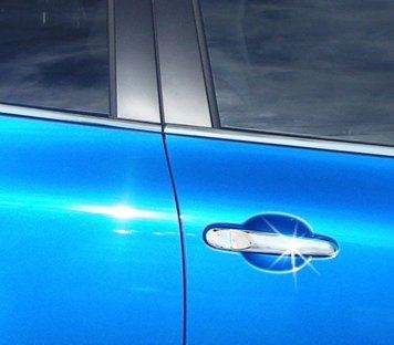 Nissan Micra K13 2011-2016 Накладки на ручки (4 шт., нерж.) 5009041 фото