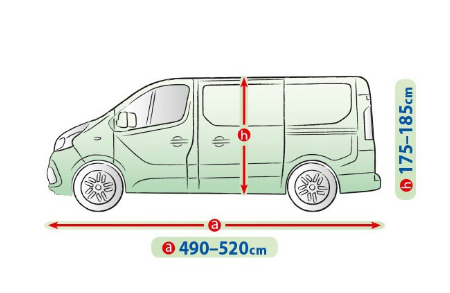 Чехол-тент на Fiat Scudo II 2007-2016 (L 500 VAN) 5-4155-248-3020/101 фото