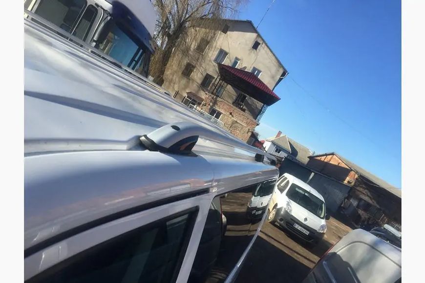Рейлінги CROWN (сірий мат) Довга база Volkswagen T5 2010-2015 рр. skp069/1 фото