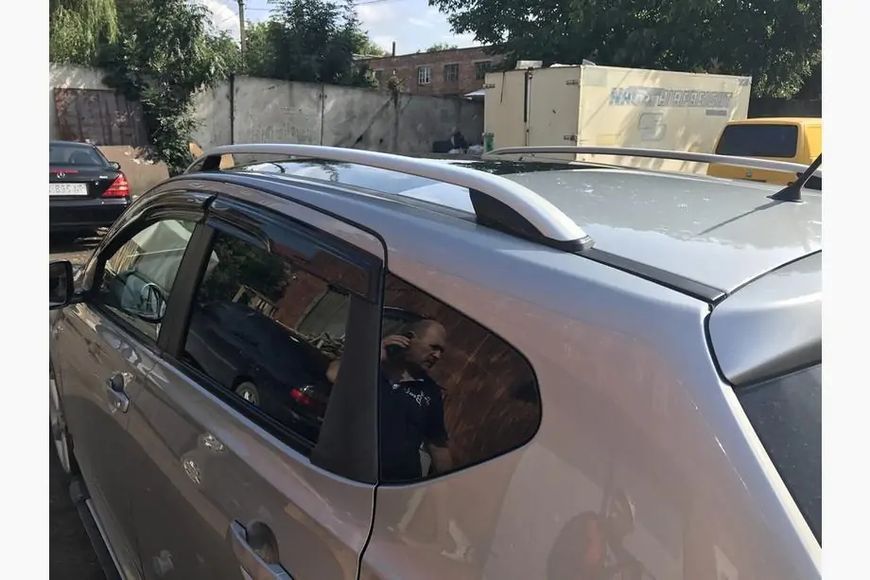 Рейлінги Skyport Grey Nissan Qashqai 2007-2010 рр. skp030/1 фото