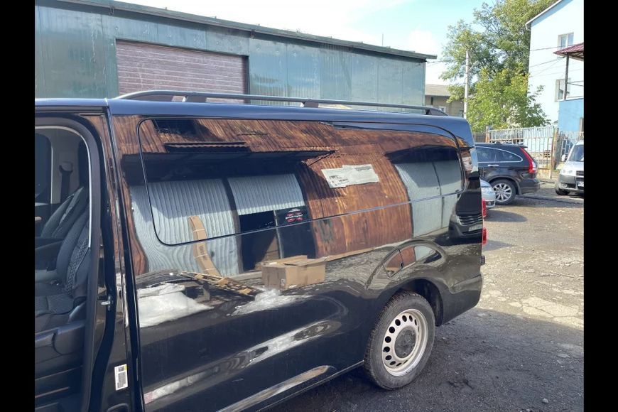 Рейлінги Skyport (чорні) XL база Citroen Jumpy/Dispatch 2017- рр. skp51646/6 фото