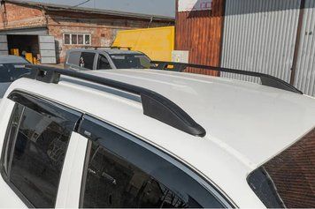 Рейлінги OmsaLine Sport (2 шт, чорні) Volkswagen Amarok 2010-2022 рр. 7535885s/2 фото