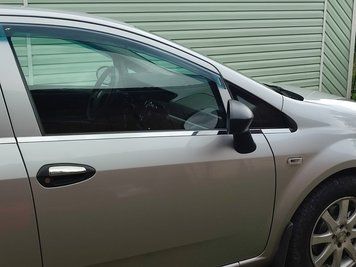 Fiat Linea 2006-2018 Накладки на ручки (4 шт, нерж) OmsaLine - Італійська нержавійка dd28287 фото