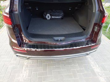 Renault Koleos 2016-2024 Накладка на задній бампер Carmos (нерж) car120210 фото