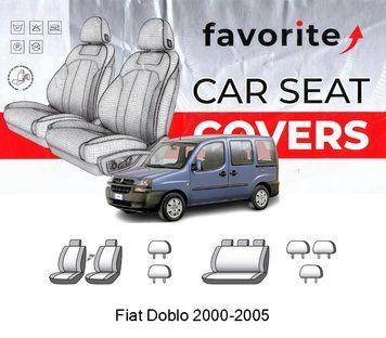 Чохли модельні Fiat Doblo 2000-2005 (мінівен) FAVFI05 фото