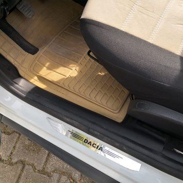 Renault Duster 2008-2017 Накладки на внутрішні пороги EuroCap (5 шт, ABS) 46210210-010020/1 фото