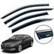 Дефлектор вікна для Skoda Superb III 2015+ з нерж. хром полоскою 00-00014144 фото 1