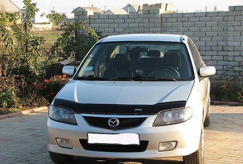 Дефлектор капоту Mazda 323 S/F 2000-2003 Vip Tuning MZD05 MZD05 фото