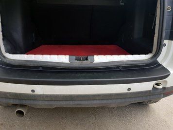 Nissan Terrano З 2014 року Накладка на задній бампер EuroCap (ABS) 2019t008/2 фото