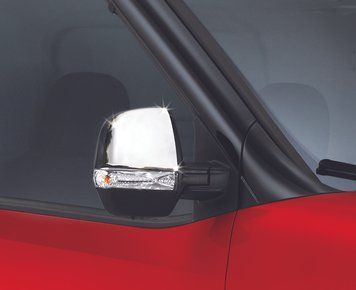 Opel Combo 2012-2018 Накладки на дзеркала (2 шт, нерж) Carmos - Турецька сталь car0028/1 фото