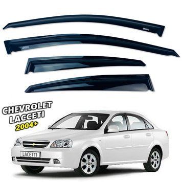 Дефлектори вікон Chevrolet Lacceti 2004+ Седан накладні (DEFL) Q2 00-00014434 фото