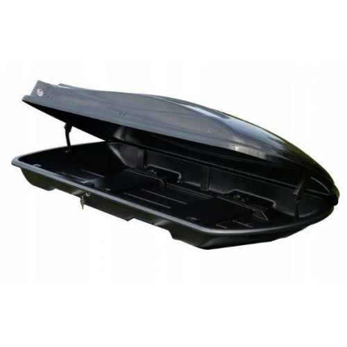 Автобокс на дах автомобіля Amos Travel Pack 500 Black 104129 фото