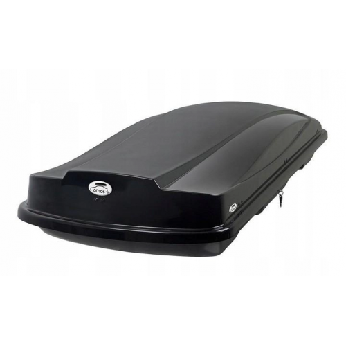 Автобокс на дах автомобіля Amos Travel Pack 500 Black 104129 фото