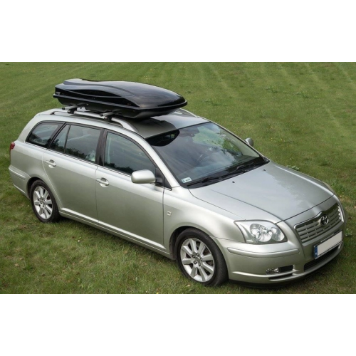 Автобокс на дах автомобіля Amos Travel Pack 500 Black 104129 фото