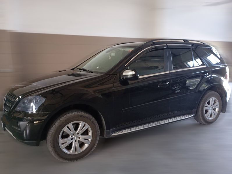 Дефлектор вікна для Mercedes ML-class W-164 2005-2011 з нерж. хром полоскою 00-00014191 фото