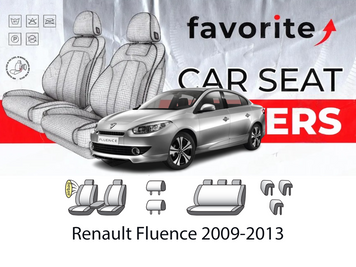 Чохли модельні Renault Fluence 2009-2013 (седан) FAVRE65 фото