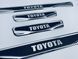 Накладки на пороги Toyota Land Cruiser 100 1996-2003 (хром-карбон) TAN24 00-00011780/34 фото 4