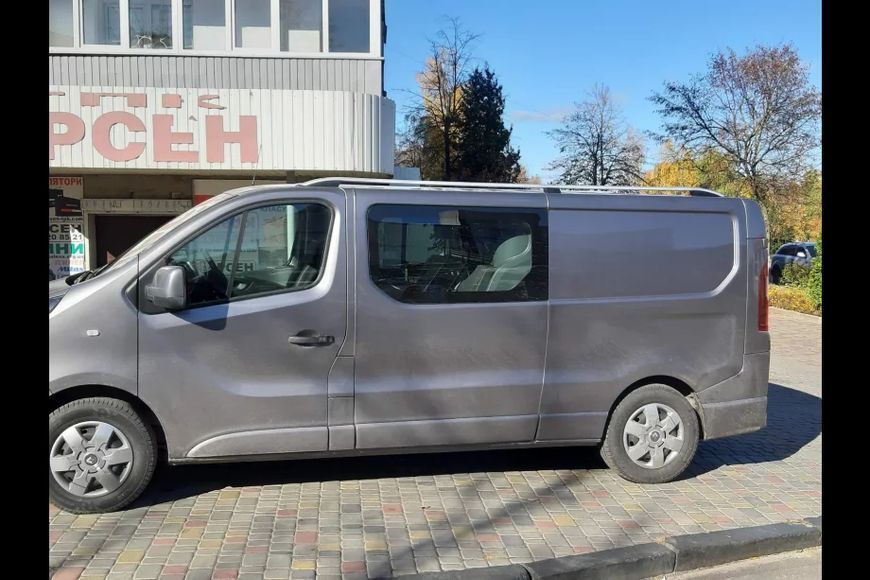 Рейлінги Skyport (сірі) Довга база Renault Trafic 2015- рр. skp052/3 фото