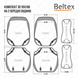Чохли на сидіння універсальні 3D Beltex Manhattan BX86300 фото 6