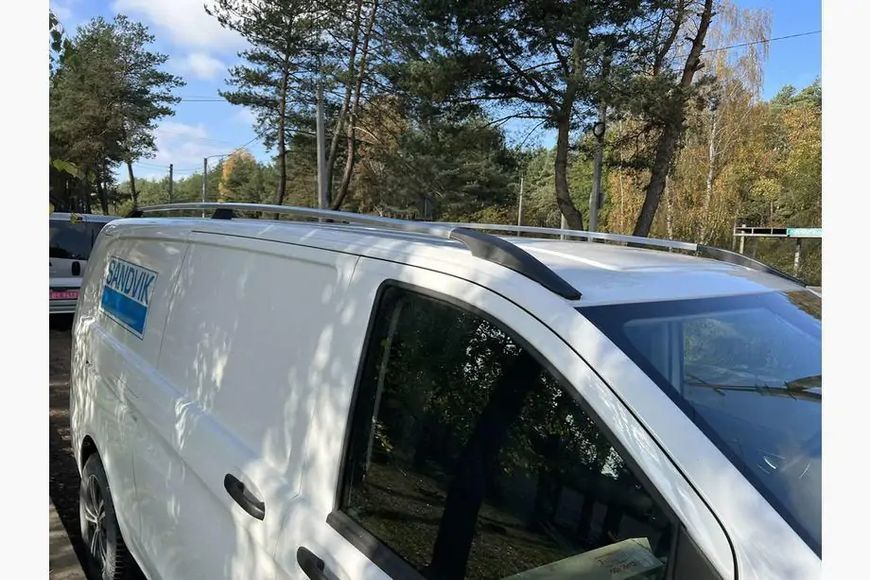 Рейлінги Хром DDU (пласт. ніжки) Середня база (LONG) Mercedes Vito / V-class W447 2014- рр. hpvc056dd/2 фото