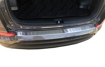 Hyundai Tucson 2016-2021 Накладка на задній бампер OmsaLine (нерж) 3224093t фото