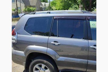 Рейлінги Хром турецькі Пластикові ніжки Toyota Land Cruiser Prado 120 hpc078/1 фото