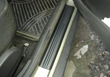 Renault Duster 2008-2017 Накладки на внутрішні пороги EuroCap (4 шт, ABS) 72210210-010019/1 фото