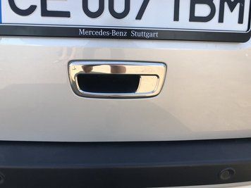 Renault Kangoo 2008-2020 Накладка на ручку двері багажника (нерж.) OmsaLine - Італійська нержавійка 6122051 фото