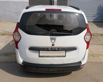 Renault Lodgy 2013-2022 Накладка на задній бампер EuroCap (ABS) 2043t007/1 фото