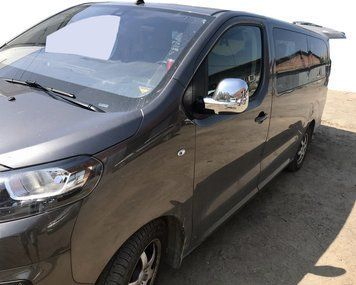 Peugeot Traveller З 2017 року Накладки на дзеркала (2 шт., пласт.) OmsaLine 1524112/6 фото