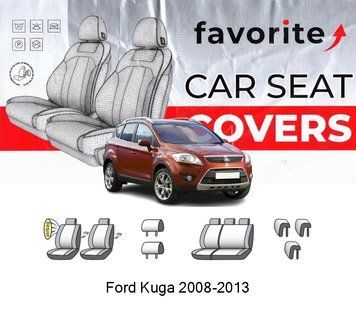 Чохли модельні Ford Kuga 2008-2013 FAVFO09 фото