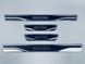 Накладки на пороги Mazda 2 2014+ (хром-карбон) TAN24 00-00011766/2 фото 1