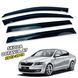 Дефлектори вікон Skoda Octavia A7 2013-2019 Sedan накладні (DEFL) Q2 00-00014480 фото 1